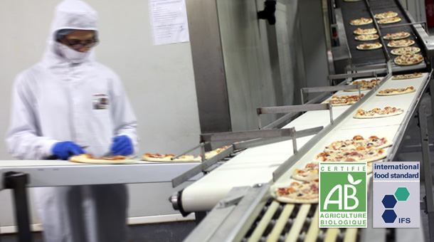 démarche qualité pizzas surgelées certification IFS BRC